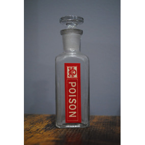 Vintage Small POISON Bottle