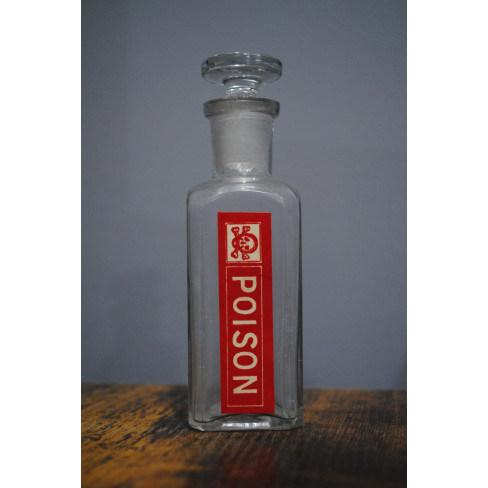 Vintage Small POISON Bottle